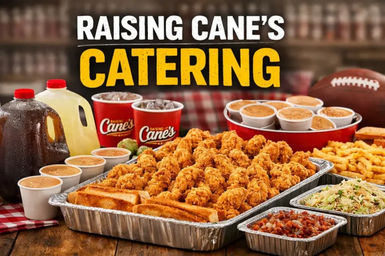 Raising Cane’s Catering Menu with Prices