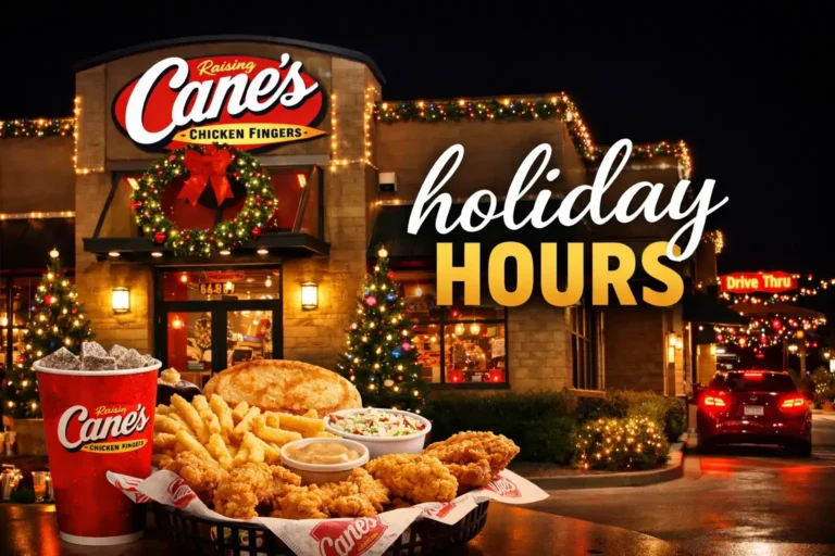 Raising Cane’s Holiday Hours