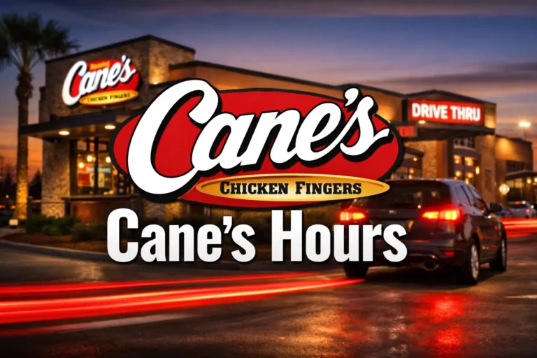 Raising Cane’s Hours