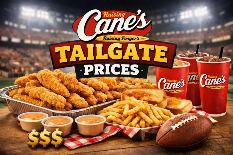 Raising Cane’s Tailgate Prices